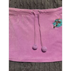 Cartoon Network Powerpuff Girls Velour Mini Skirt